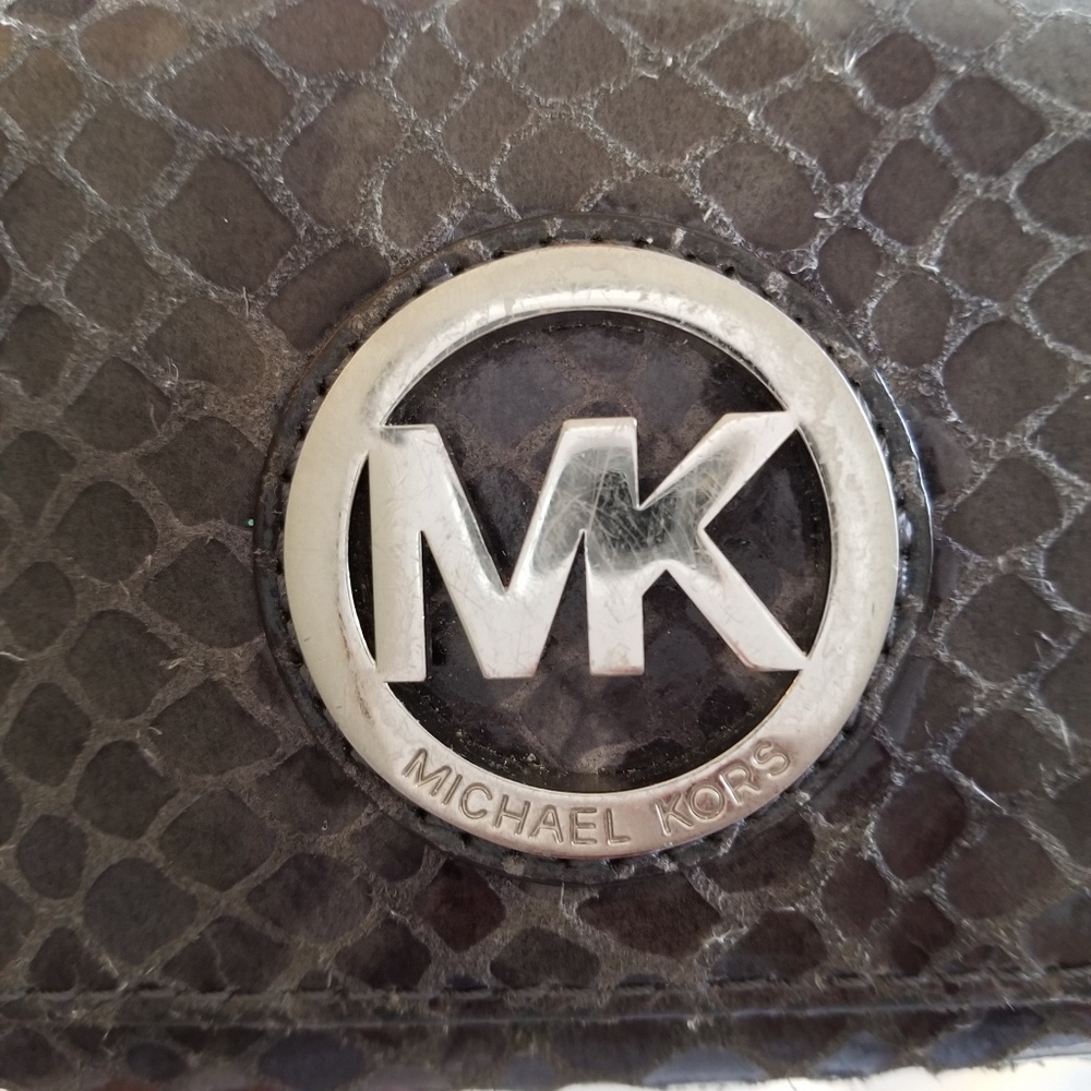 Michael Kors Python Pattern Bag & Wallet Set - image 3